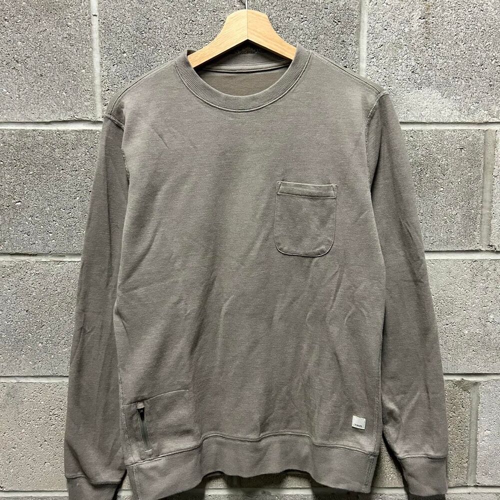 Vuori Men's Brown and Grey Jumper
